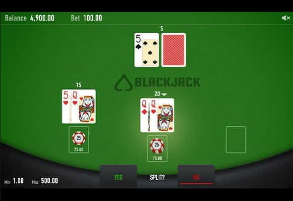 Blackjack Neo demo version gameplay.