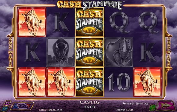 Slot Cash Stampede de la NYX soft