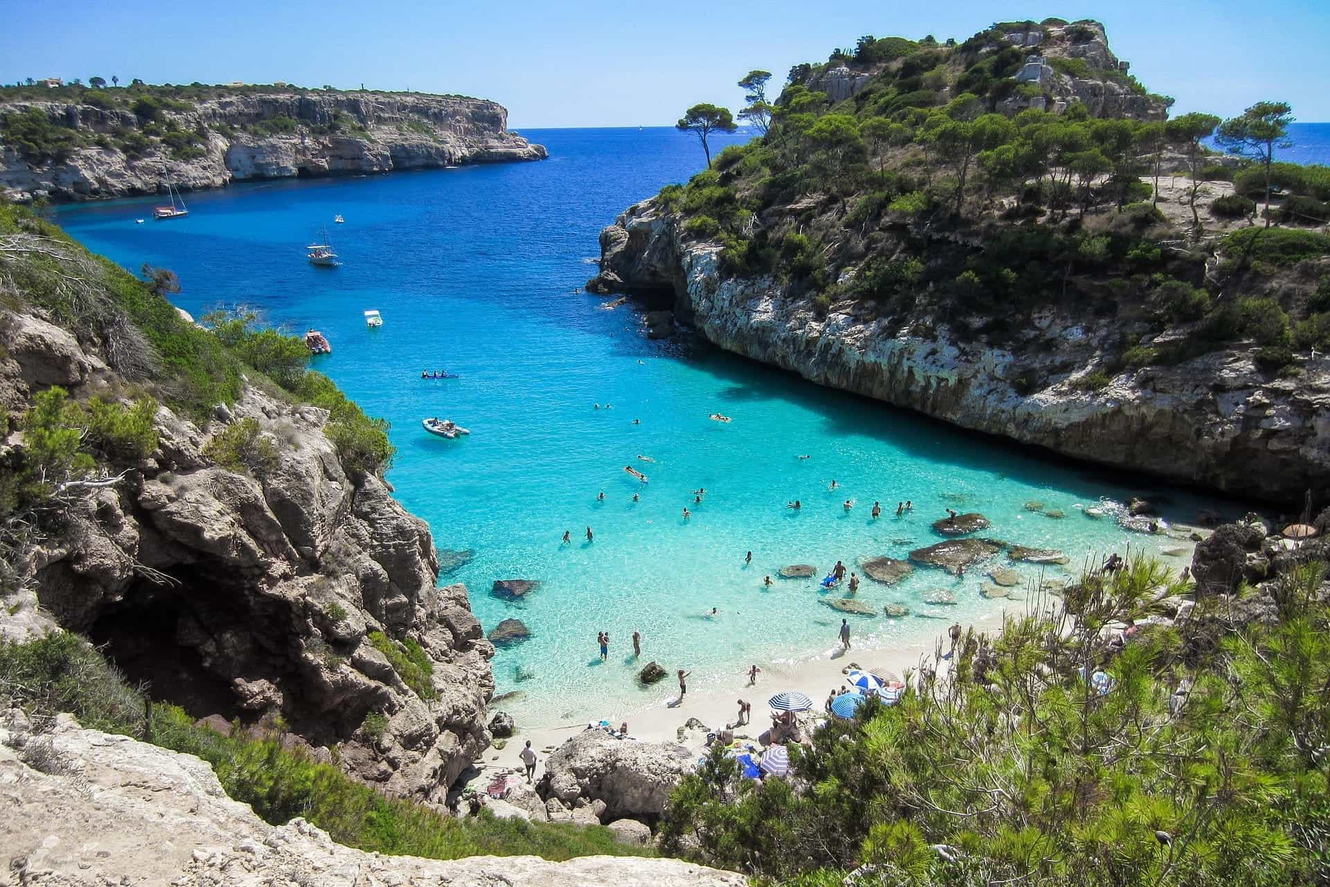 A bay in Mallorca.