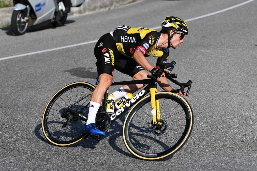 Primoz Roglic at the 2021 Giro di Lombardia. ©GettyImages