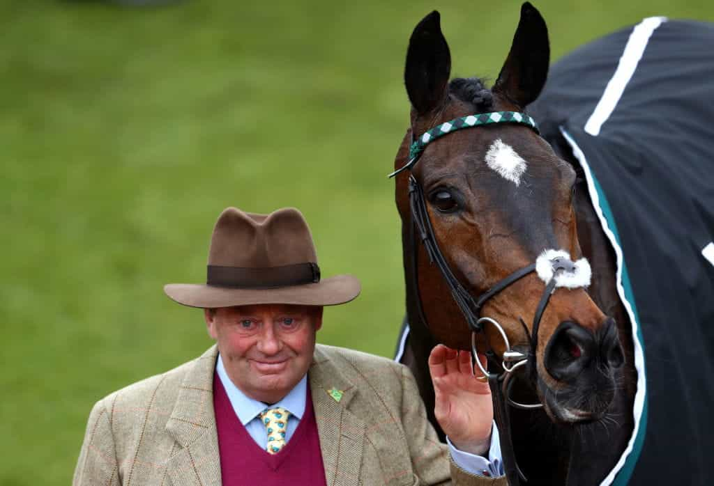 Trainer Nicky Henderson.