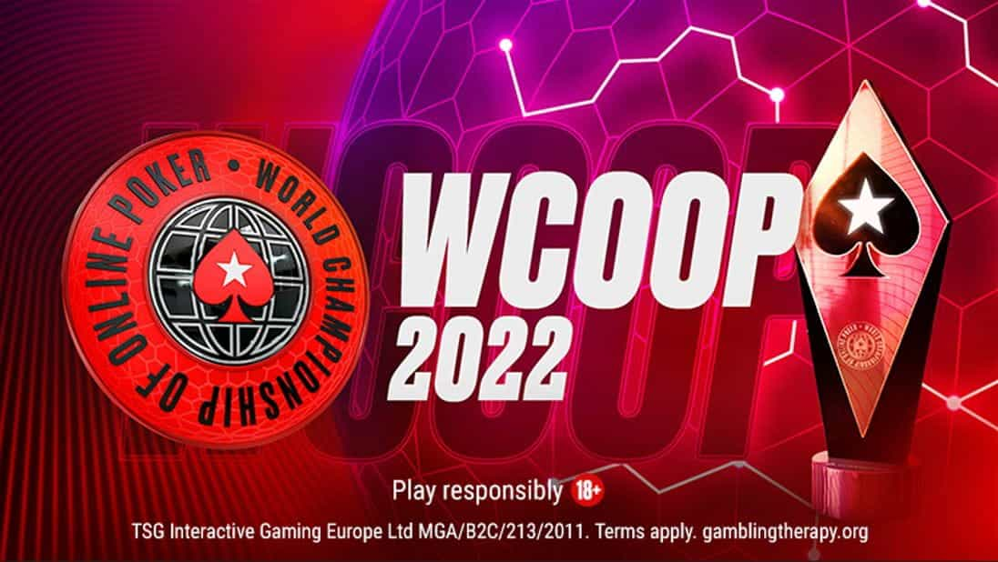 PokerStars 2022 WCOOP promotional poster.