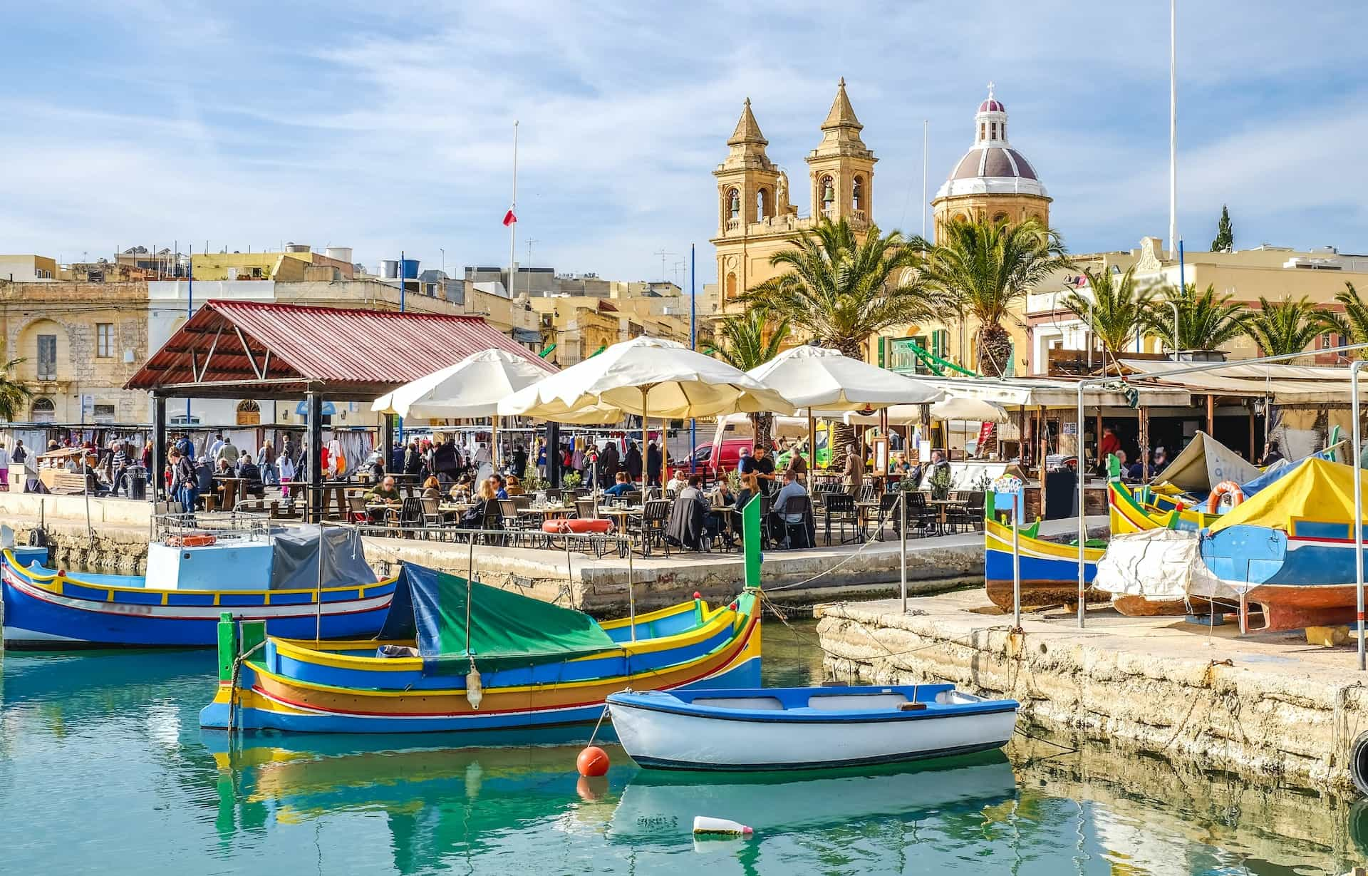 Old filsherman’s village in Malta.